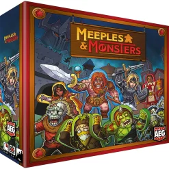 Flat River Group Meeples & Monsters Medieval Fantasy Board Game by AEG* Board Games|Role-Playing Games