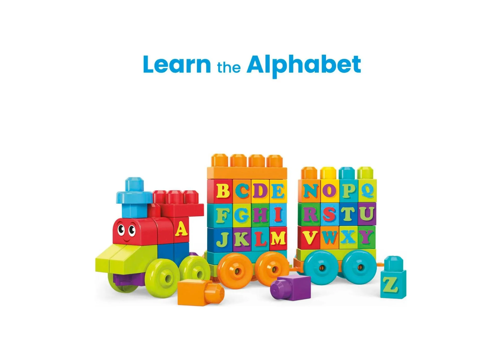 Macy's - Supplier Mega Bloks First Builders 60-Piece ABC Learning Train Set* Mega Bloks
