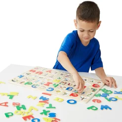 Educators Resource Melissa & Doug Alphabet Adventures - Dual Case Wooden Puzzle* Preschool Education Toys & Activities|Puzzles