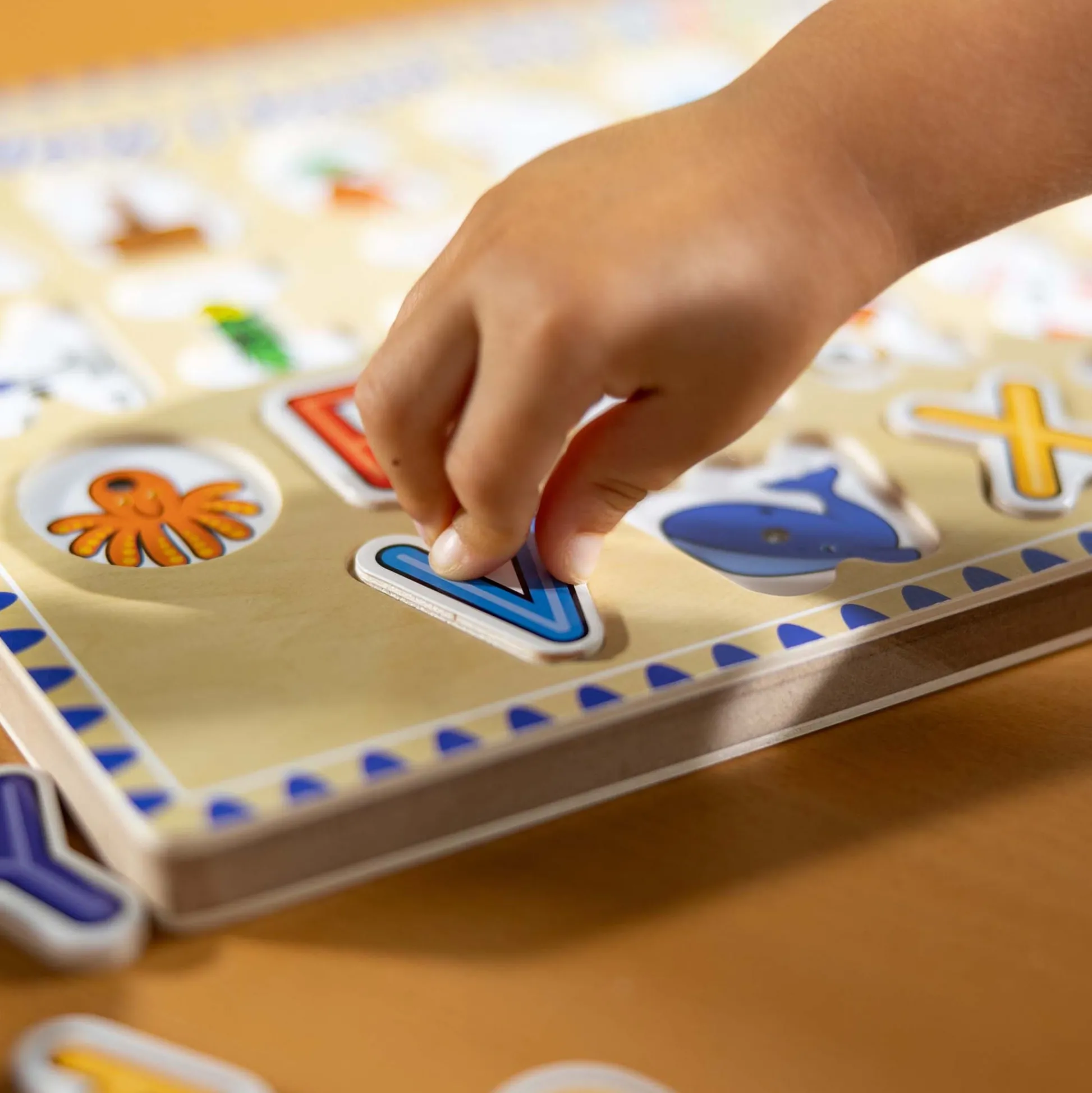 Educators Resource Melissa & Doug Alphabet Sound Puzzle - Vibrant 26-Piece Learning Toy* Puzzles|Preschool Education Toys & Activities