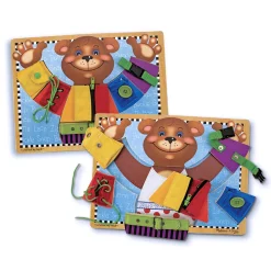 Educators Resource Melissa & Doug Basic Skills Wooden Learning Board - Educational Puzzle Toy* Puzzles|Preschool Education Toys & Activities