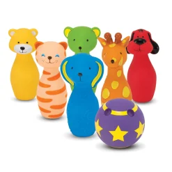 Educators Resource Melissa & Doug Bowling Friends - Colorful Animal Preschool Playset* Preschool Figures & Playsets|Social & Emotional Skills