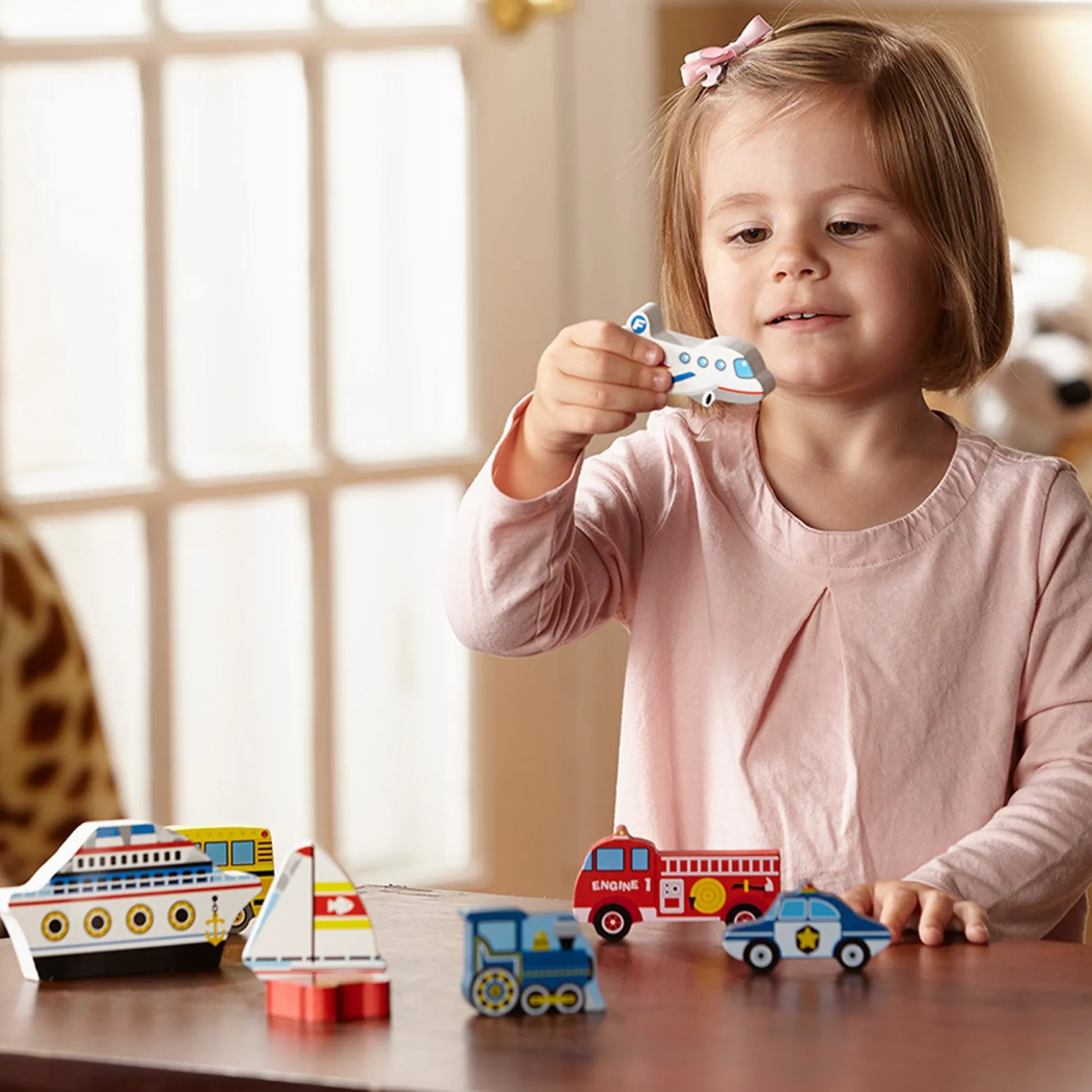 Educators Resource Melissa & Doug Chunky Vehicles Wooden Puzzle - 9 pc* Preschool Vehicles|Puzzles