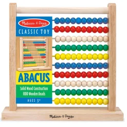Educators Resource Melissa & Doug Classic Wooden Abacus - Counting & Color Learning Toy* Preschool Education Toys & Activities