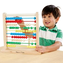Educators Resource Melissa & Doug Classic Wooden Abacus - Counting & Color Learning Toy* Preschool Education Toys & Activities