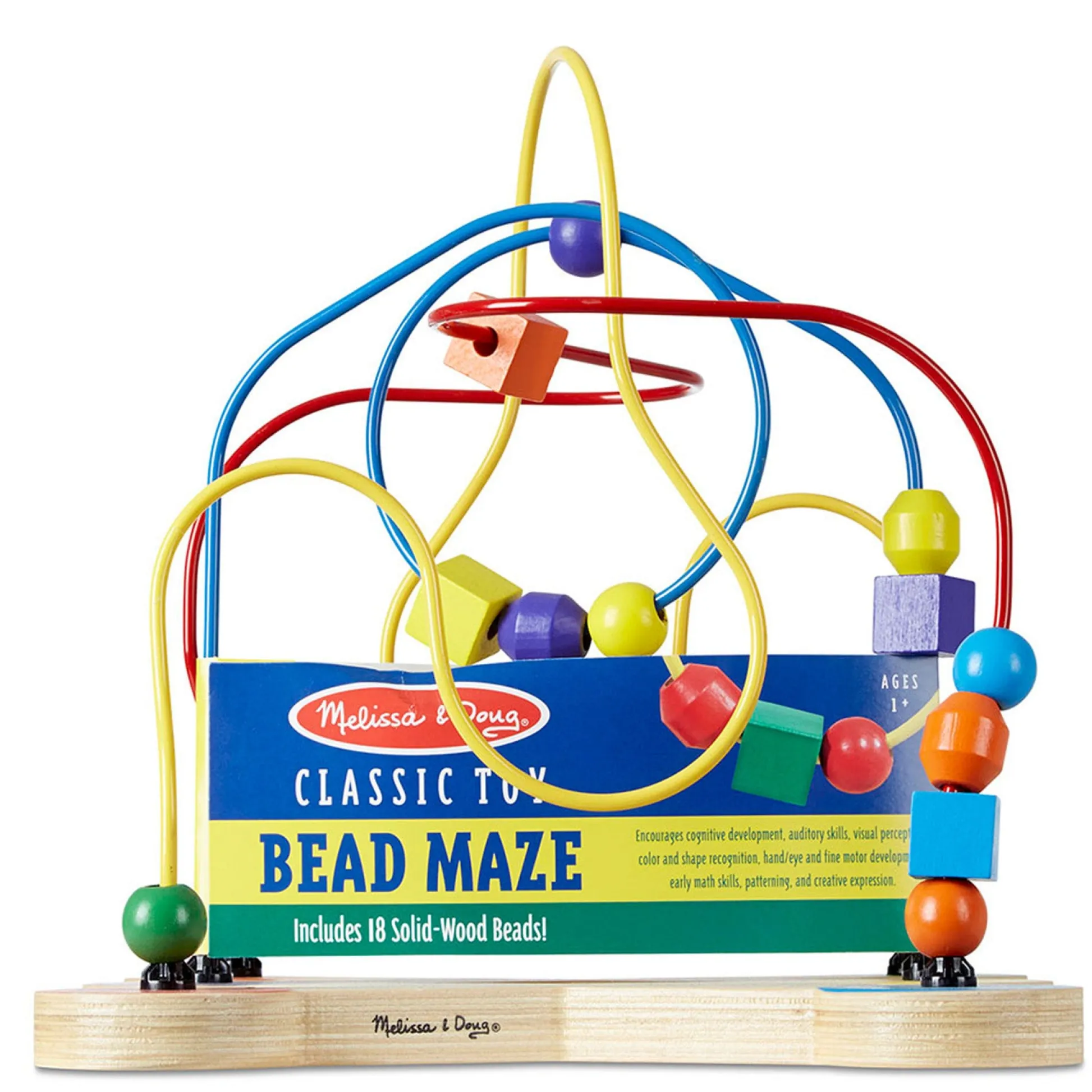 Educators Resource Melissa & Doug Classic Wooden Bead Maze - Educational Toy for Toddlers* Preschool Education Toys & Activities