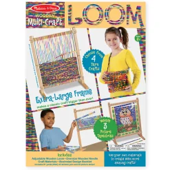 Educators Resource Melissa & Doug Colorful Multi-Craft Weaving Loom Kit* Crafts & Activities