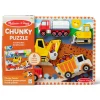 Educators Resource Melissa & Doug Construction Vehicles 6-Piece Wooden Chunky Puzzle* Preschool Vehicles|Puzzles