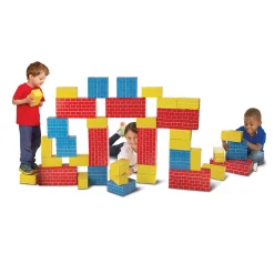 Educators Resource Melissa & Doug Deluxe Jumbo Cardboard Blocks - 40 Piece Set* Wood & Jumbo Blocks