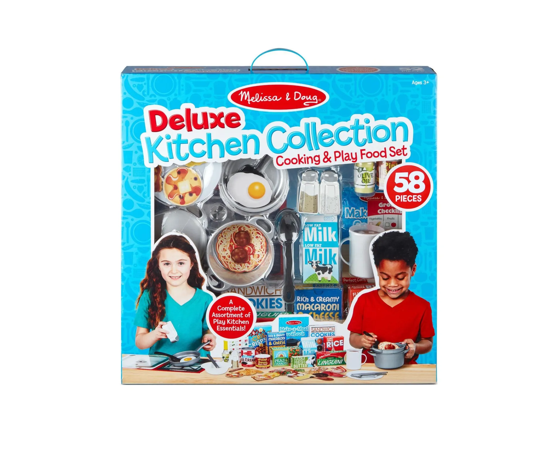 Macy's - Supplier Melissa & Doug Deluxe Kitchen Collection - 58-Piece Cooking & Play Food Set* Kitchens & Play Food|Dress Up