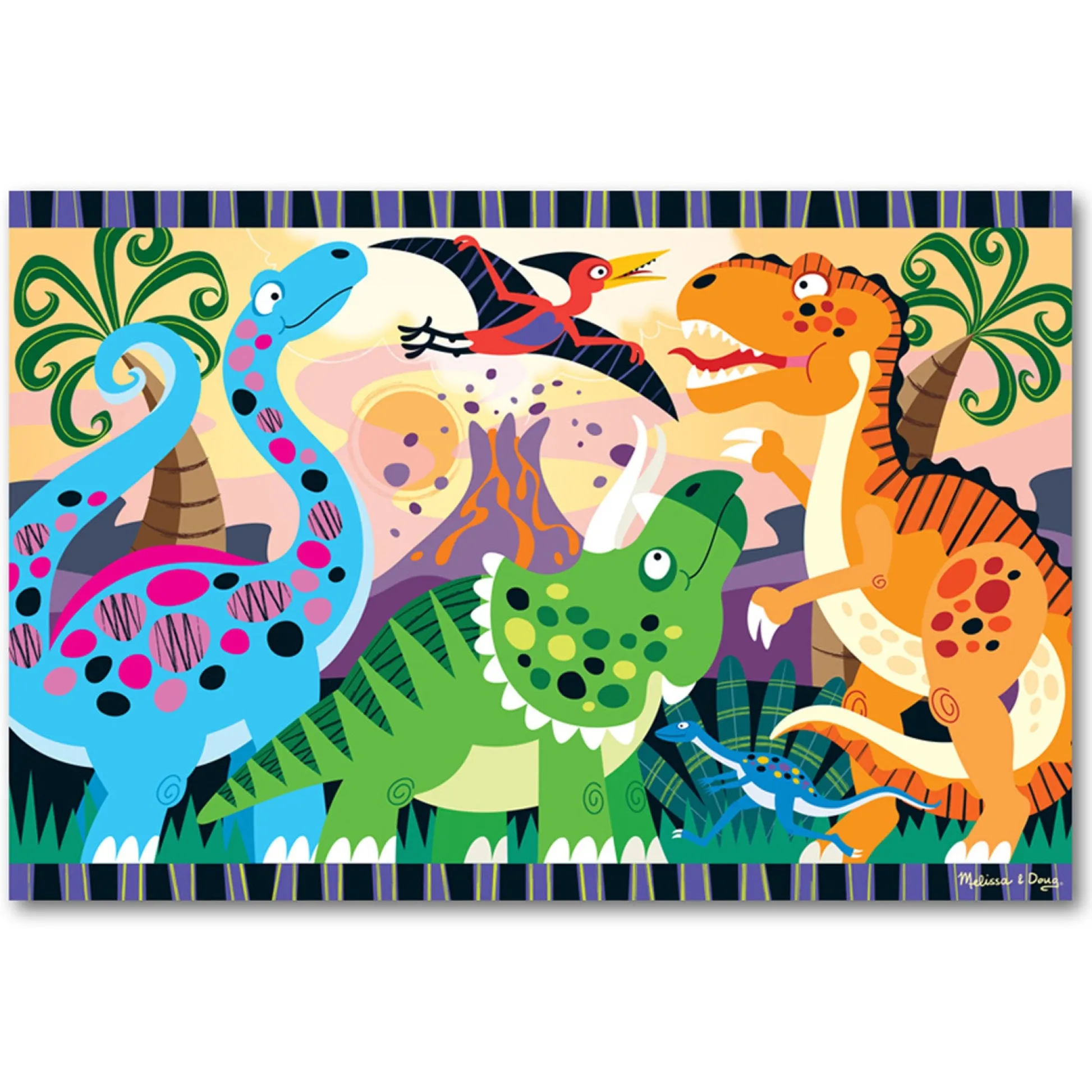 Educators Resource Melissa & Doug Dinosaur Dawn 24-Piece Floor Puzzle* Puzzles