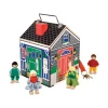 Educators Resource Melissa & Doug Doorbell House - Interactive Wooden Playset* Tents, Tunnels & Playhouses|Dress Up