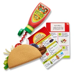 Educators Resource Melissa & Doug Fill & Fold Taco & Tortilla Set* Kitchens & Play Food|Dress Up