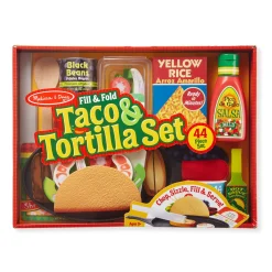Educators Resource Melissa & Doug Fill & Fold Taco & Tortilla Set* Kitchens & Play Food|Dress Up