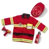 Educators Resource Melissa & Doug Fire Chief Role Play Costume Set - Reflective Red* Dress Up & Accessories|Dress Up