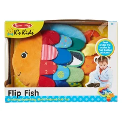 Educators Resource Melissa & Doug Flip Fish - Colorful Infant-Toddler Sensory Toy* Developmental Toys
