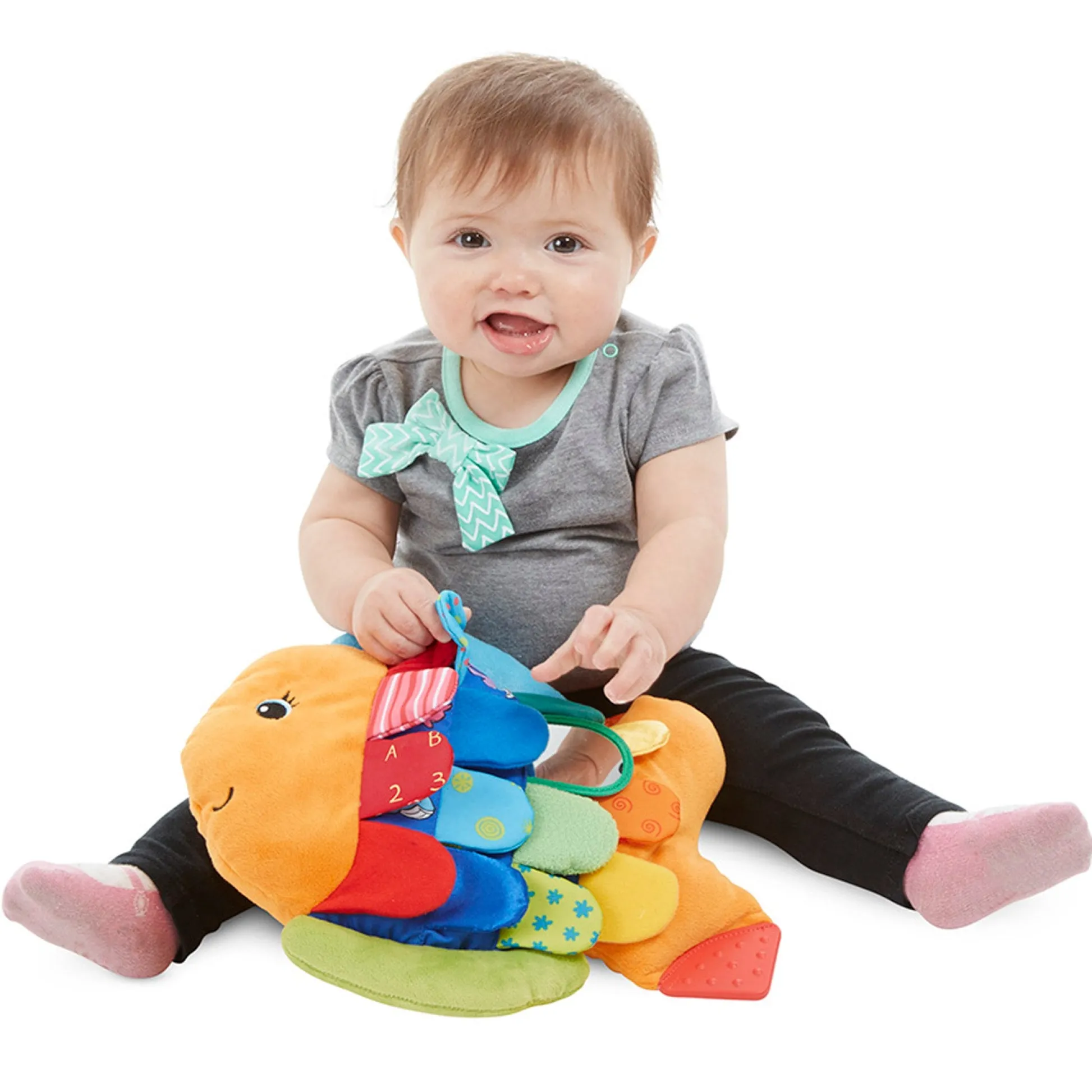 Educators Resource Melissa & Doug Flip Fish - Colorful Infant-Toddler Sensory Toy* Developmental Toys