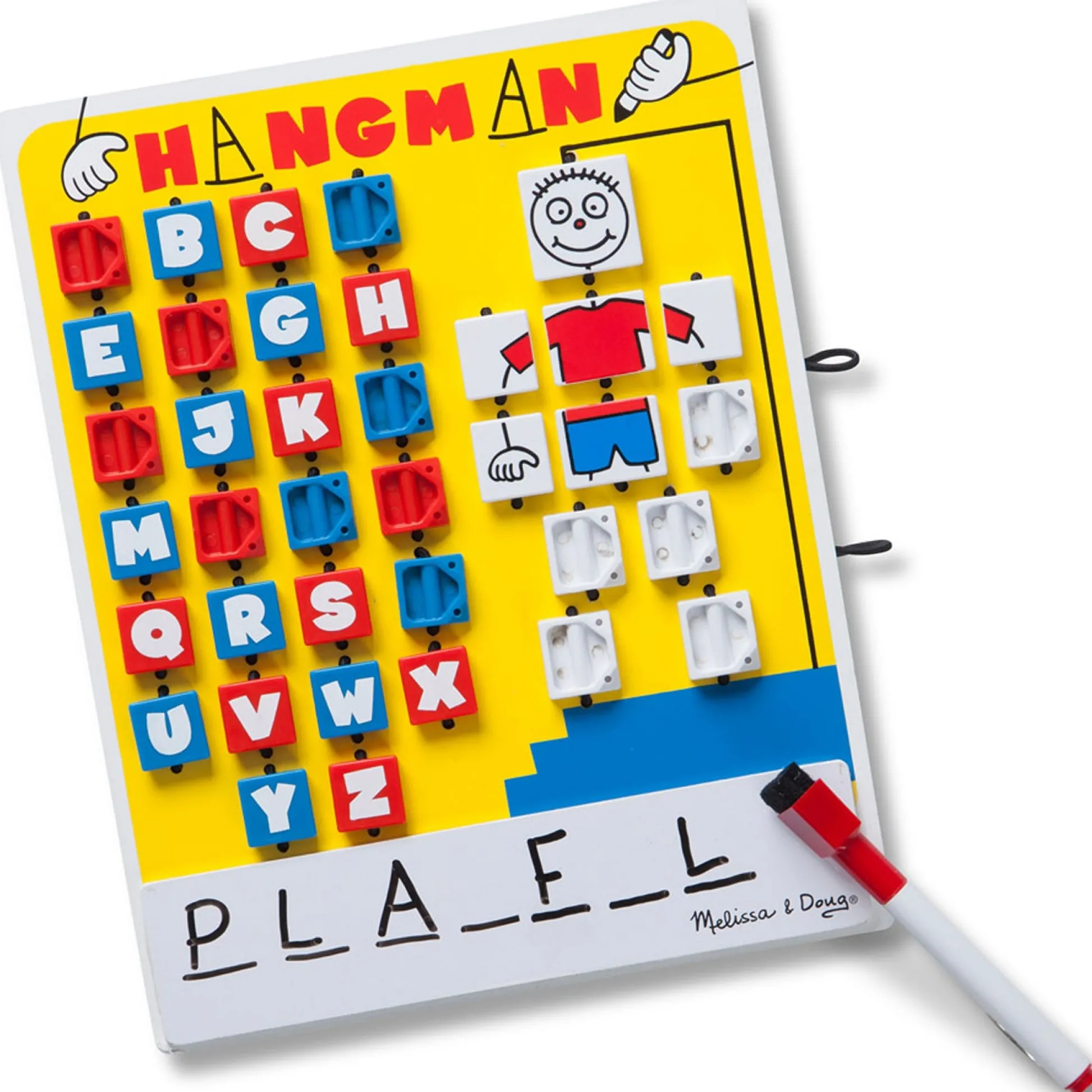 Educators Resource Melissa & Doug Flip-to-Win Hangman Travel Game, 2-Pack* Classic Games