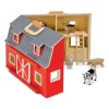 Educators Resource Melissa & Doug Fold & Go Wooden Barn Playset - Bright Red* Playsets & Vehicles