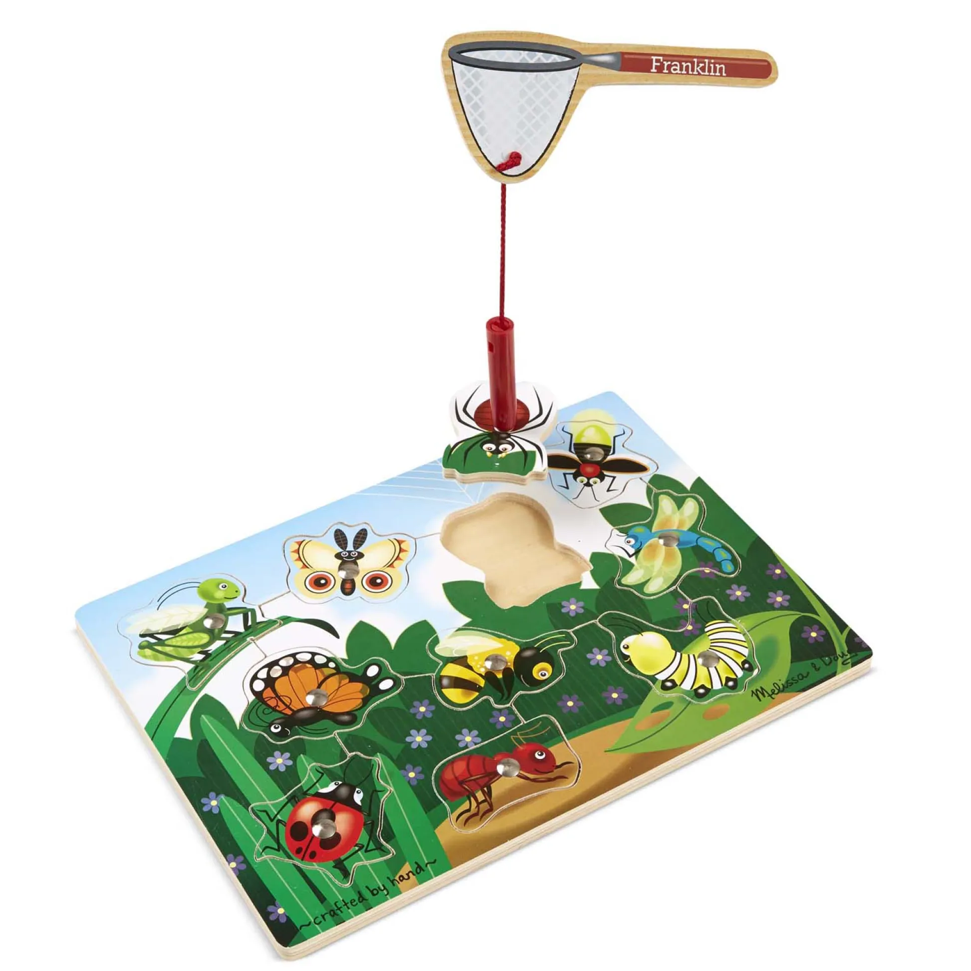 Educators Resource Melissa & Doug Garden Bug Magnetic Wooden Puzzle - 10 pc* Puzzles