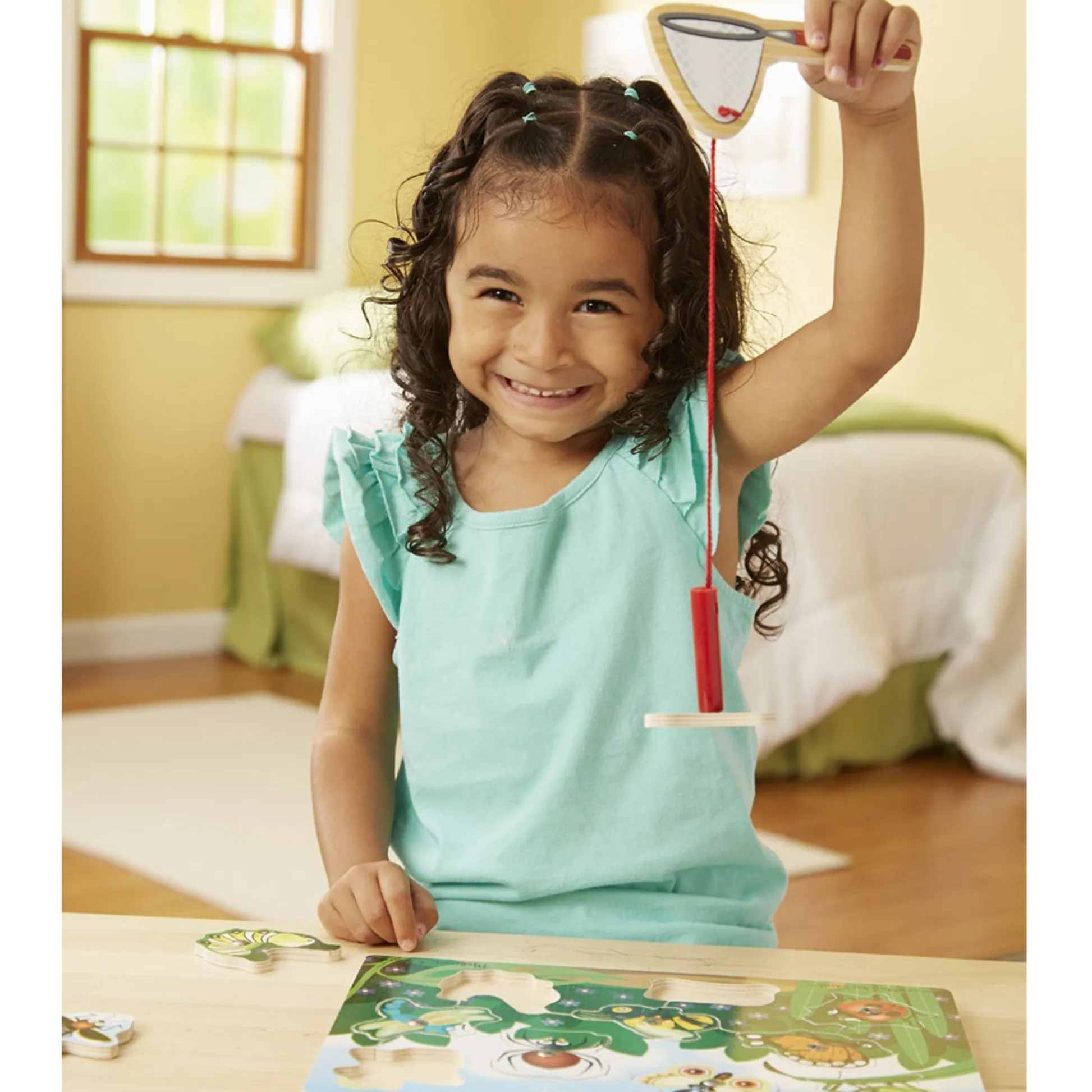 Educators Resource Melissa & Doug Garden Bug Magnetic Wooden Puzzle - 10 pc* Puzzles