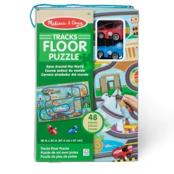 Educators Resource Melissa & Doug Global Race Track Floor Puzzle - 48 pc* Puzzles