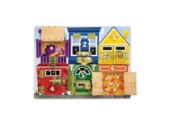 Educators Resource Melissa & Doug Latches Wooden Learning Board - Educational Activity Toy* Preschool Education Toys & Activities