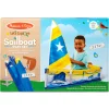 Educators Resource Melissa & Doug Let's Explore Sailboat Play Set - Interactive Pretend Play* Tents, Tunnels & Playhouses|Dress Up