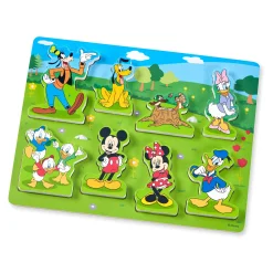 Educators Resource Melissa & Doug Mickey Mouse 8-Piece Wooden Chunky Puzzle* Puzzles