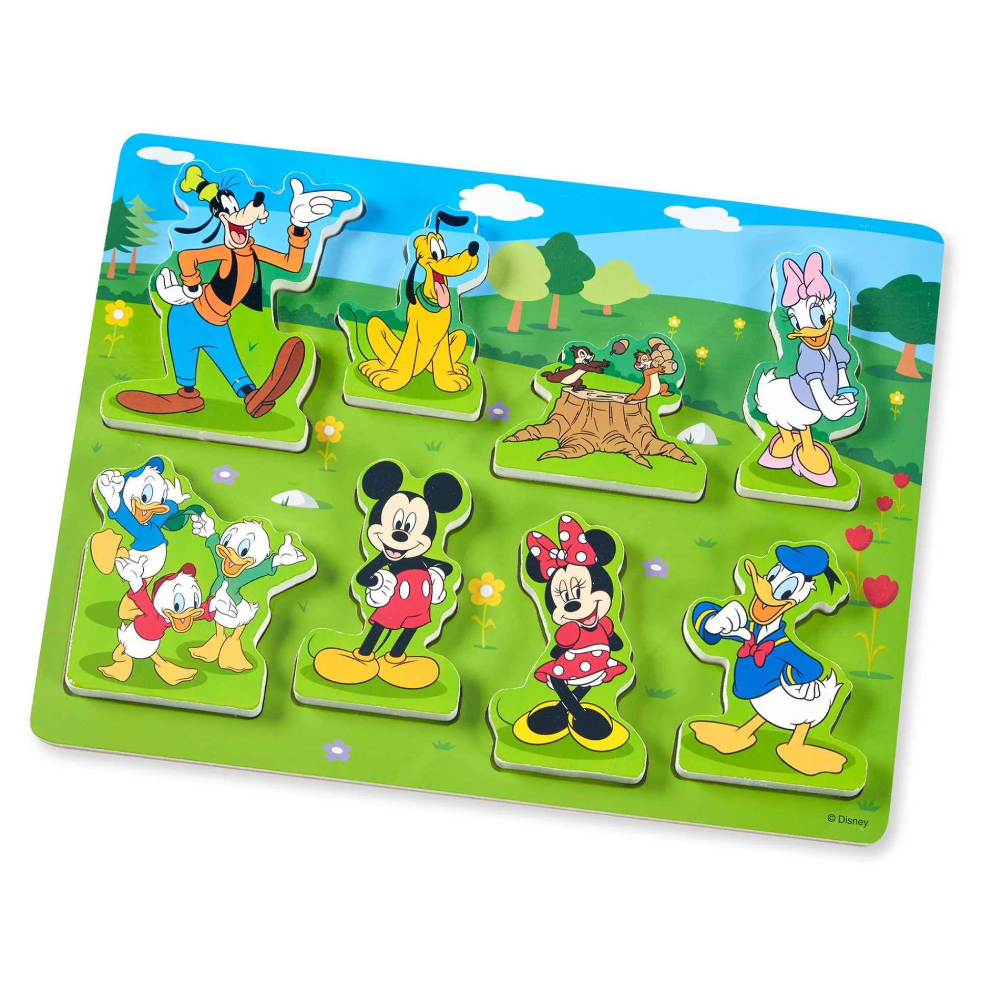 Educators Resource Melissa & Doug Mickey Mouse 8-Piece Wooden Chunky Puzzle* Puzzles