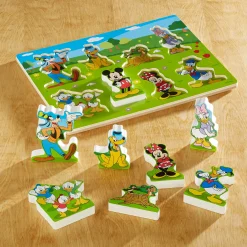 Educators Resource Melissa & Doug Mickey Mouse 8-Piece Wooden Chunky Puzzle* Puzzles