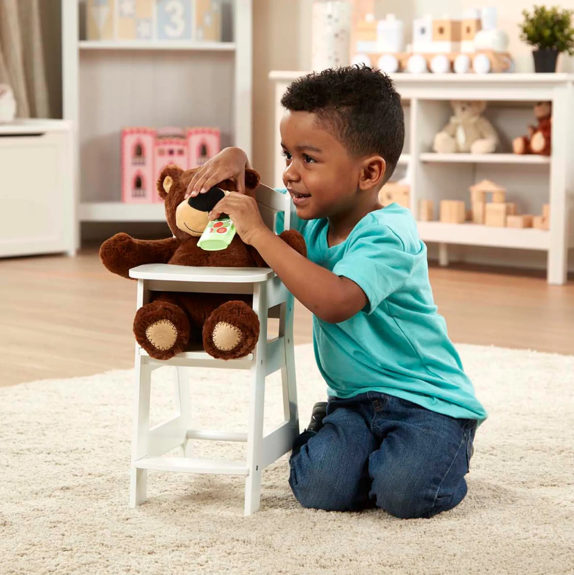 Educators Resource Melissa & Doug Mine to Love White High Chair for Dolls* Doll Houses, Furniture & Accessories|Stuffed Animals & Plush Toys