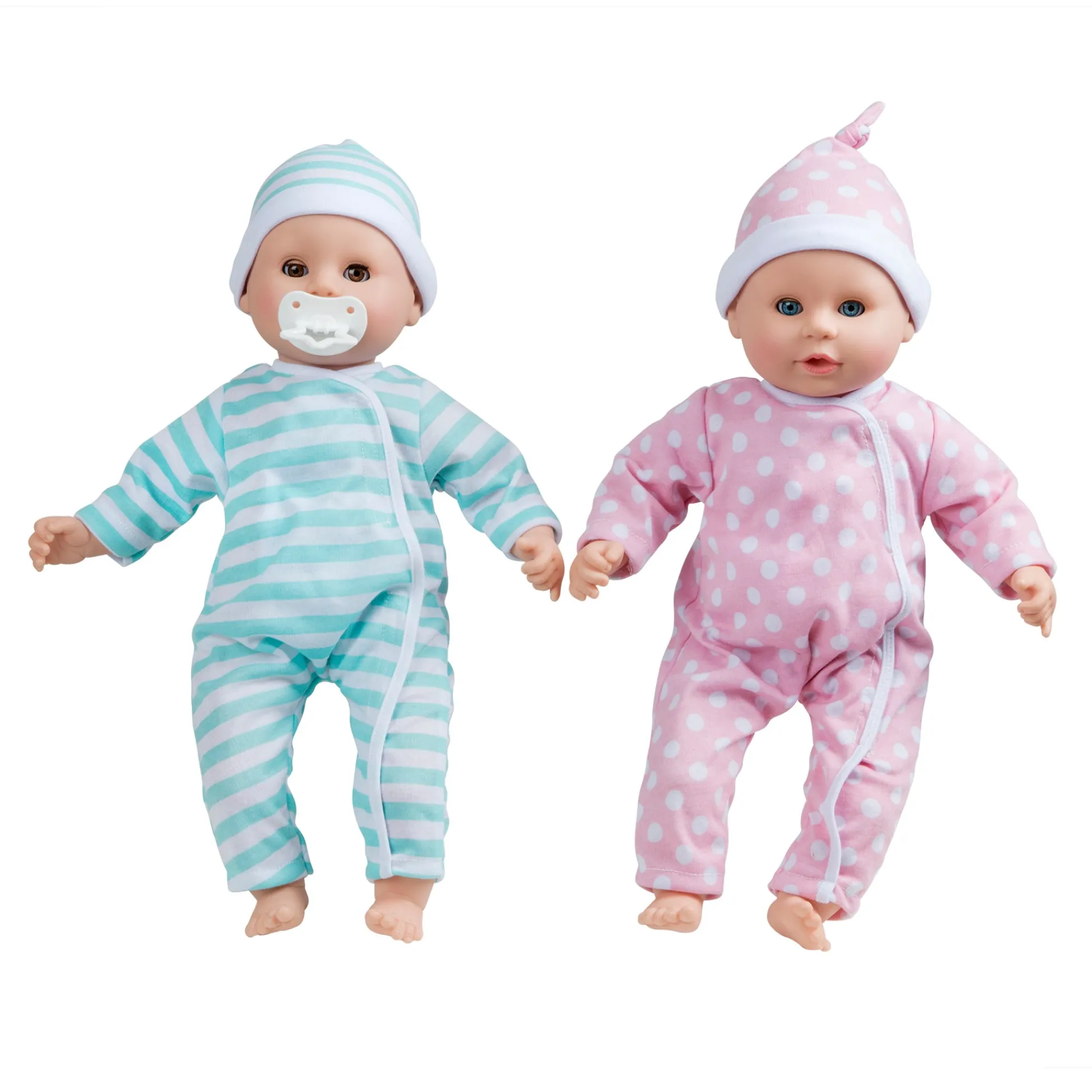 Educators Resource Melissa & Doug Mine to Love Twins Luke & Lucy - 15 inch Dolls* Baby Dolls|Stuffed Animals & Plush Toys
