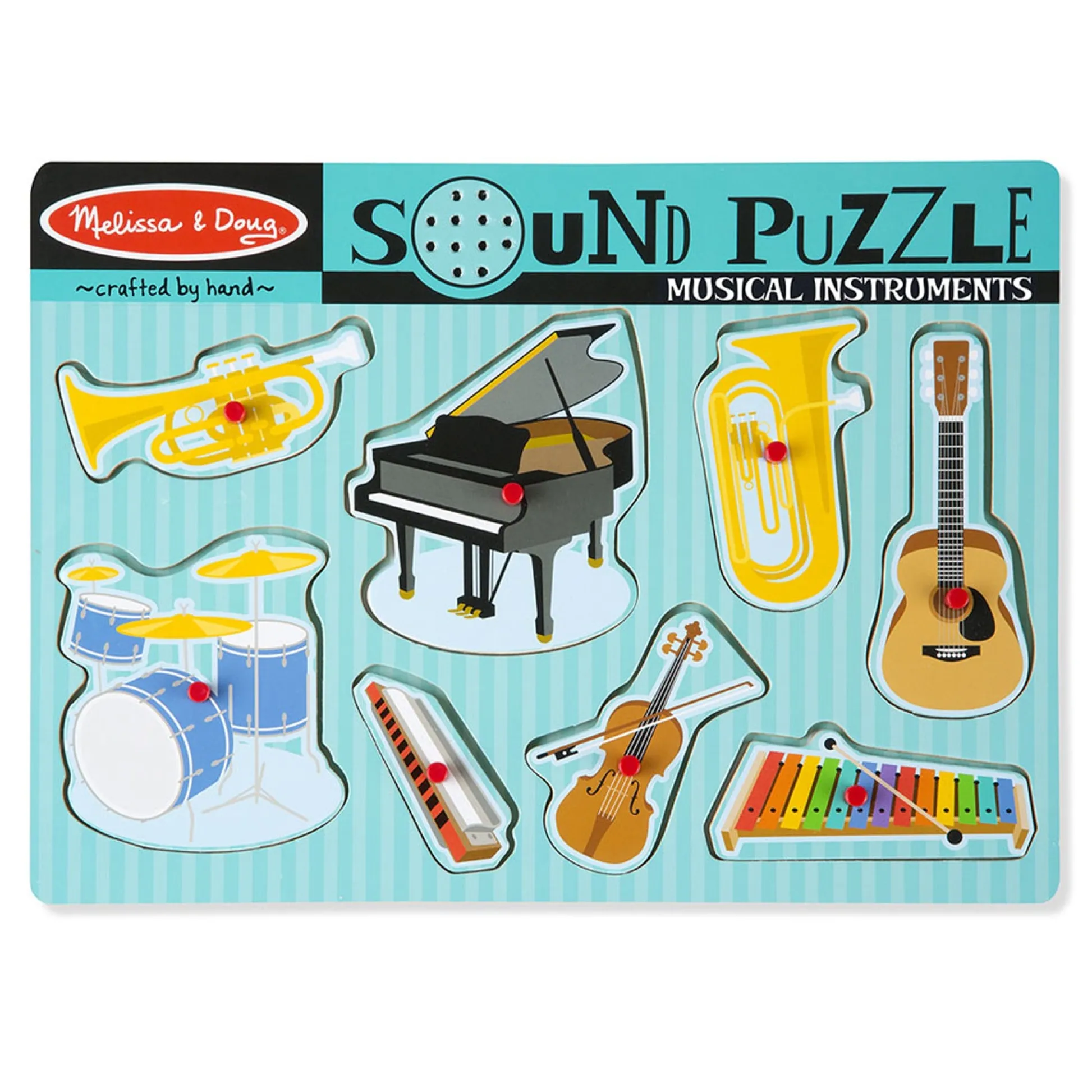 Educators Resource Melissa & Doug Musical Instruments Sound Puzzle - 8 Piece Ensemble* Puzzles