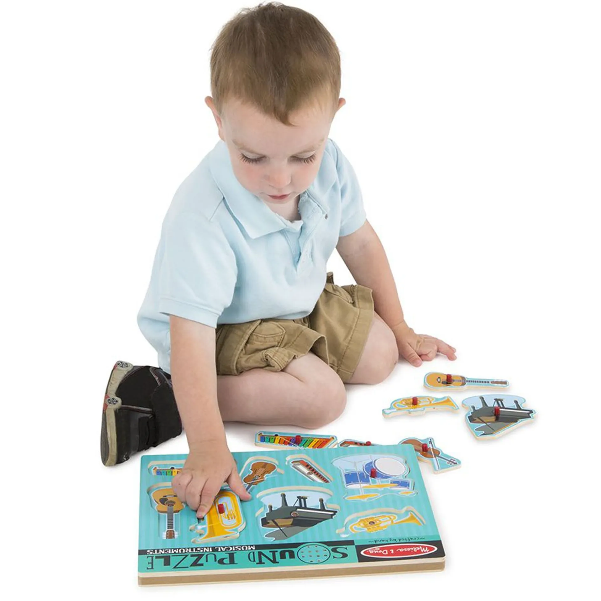 Educators Resource Melissa & Doug Musical Instruments Sound Puzzle - 8 Piece Ensemble* Puzzles