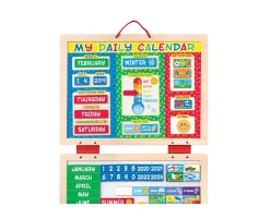 Educators Resource Melissa & Doug My First Daily Magnetic Calendar - Educational Toy for Kids* Social & Emotional Skills|Preschool Education Toys & Activities