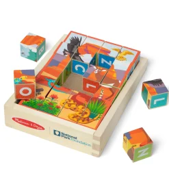Educators Resource Melissa & Doug National Parks 24 pc Wooden Cube Puzzle* Puzzles