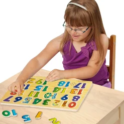 Educators Resource Melissa & Doug Numbers Sound Puzzle - Interactive Counting Toy - 21 Pieces* Puzzles|Preschool Education Toys & Activities