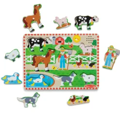 Educators Resource Melissa & Doug Old MacDonald's Farm Sound Puzzle - 8 Pieces* Puzzles