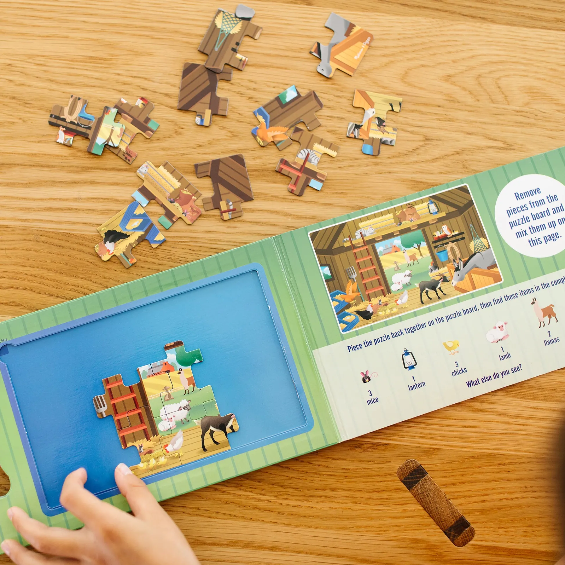 Educators Resource Melissa & Doug On the Farm 2-Pack Magnetic Puzzles - 15 pc each* Puzzles