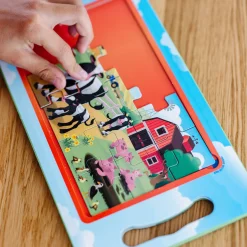 Educators Resource Melissa & Doug On the Farm 2-Pack Magnetic Puzzles - 15 pc each* Puzzles