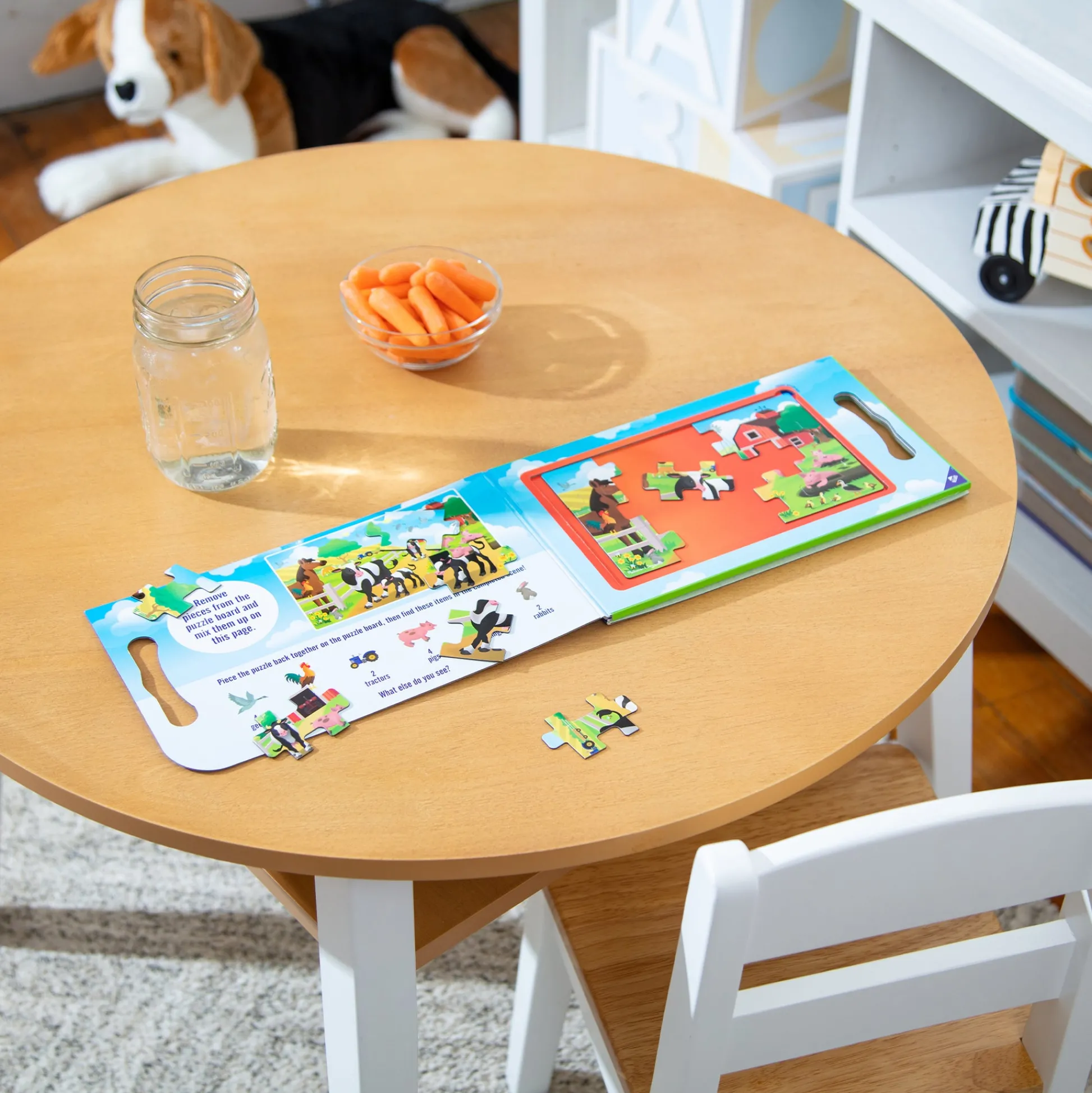 Educators Resource Melissa & Doug On the Farm 2-Pack Magnetic Puzzles - 15 pc each* Puzzles