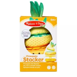 Educators Resource Melissa & Doug Pineapple Soft Stacker Infant Toy* Blocks, Sorting & Stacking Toys