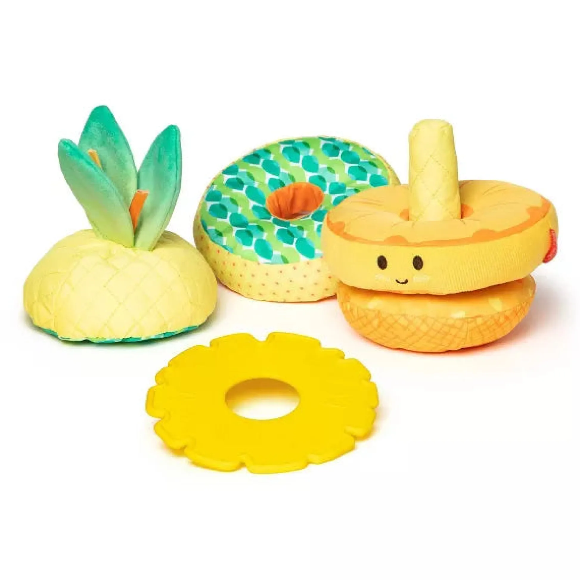 Educators Resource Melissa & Doug Pineapple Soft Stacker Infant Toy* Blocks, Sorting & Stacking Toys