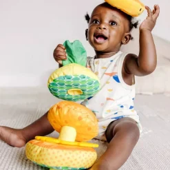 Educators Resource Melissa & Doug Pineapple Soft Stacker Infant Toy* Blocks, Sorting & Stacking Toys