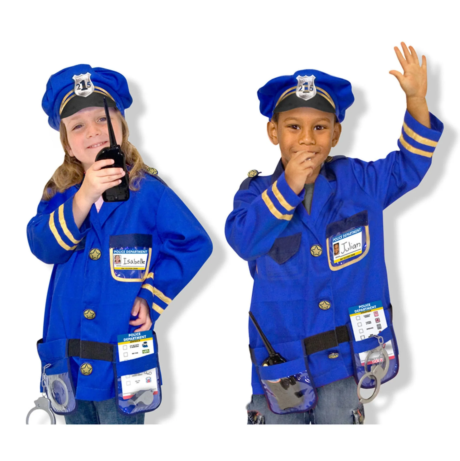 Educators Resource Melissa & Doug Police Officer Role Play Costume Set - Ages 3-6* Dress Up & Accessories|Dress Up
