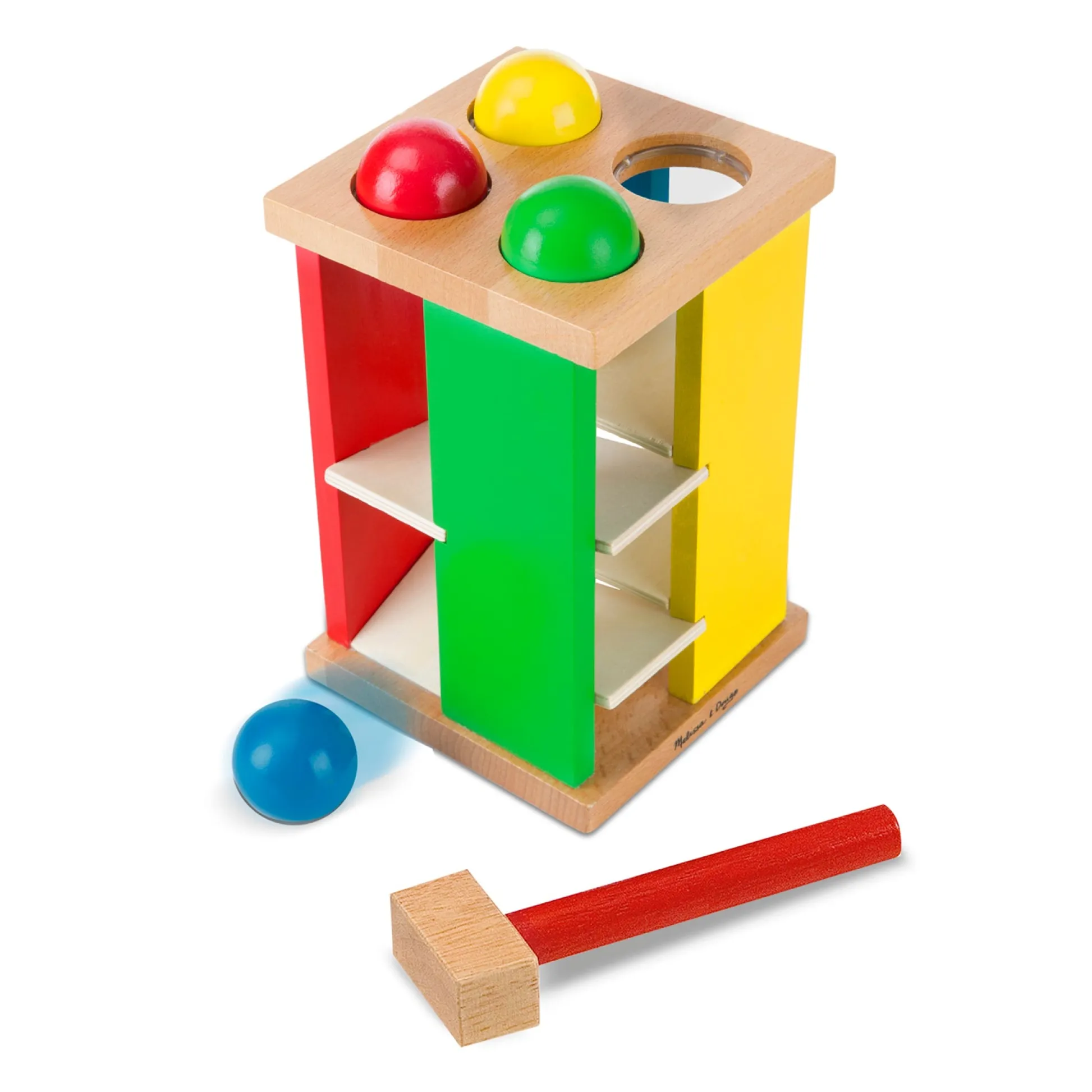 Educators Resource Melissa & Doug Pound and Roll Tower - Colorful Wooden Hammering Toy* Preschool Education Toys & Activities|Preschool Building Sets & Blocks