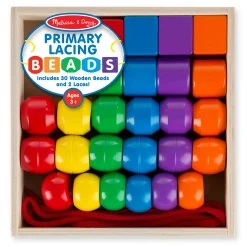 Educators Resource Melissa & Doug Primary Lacing Beads - Colorful Wooden Educational Toy* Preschool Education Toys & Activities