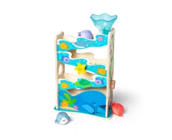 Educators Resource Melissa & Doug Rollables Ocean Slide – Interactive Wooden Toy* Preschool Vehicles|Preschool Education Toys & Activities