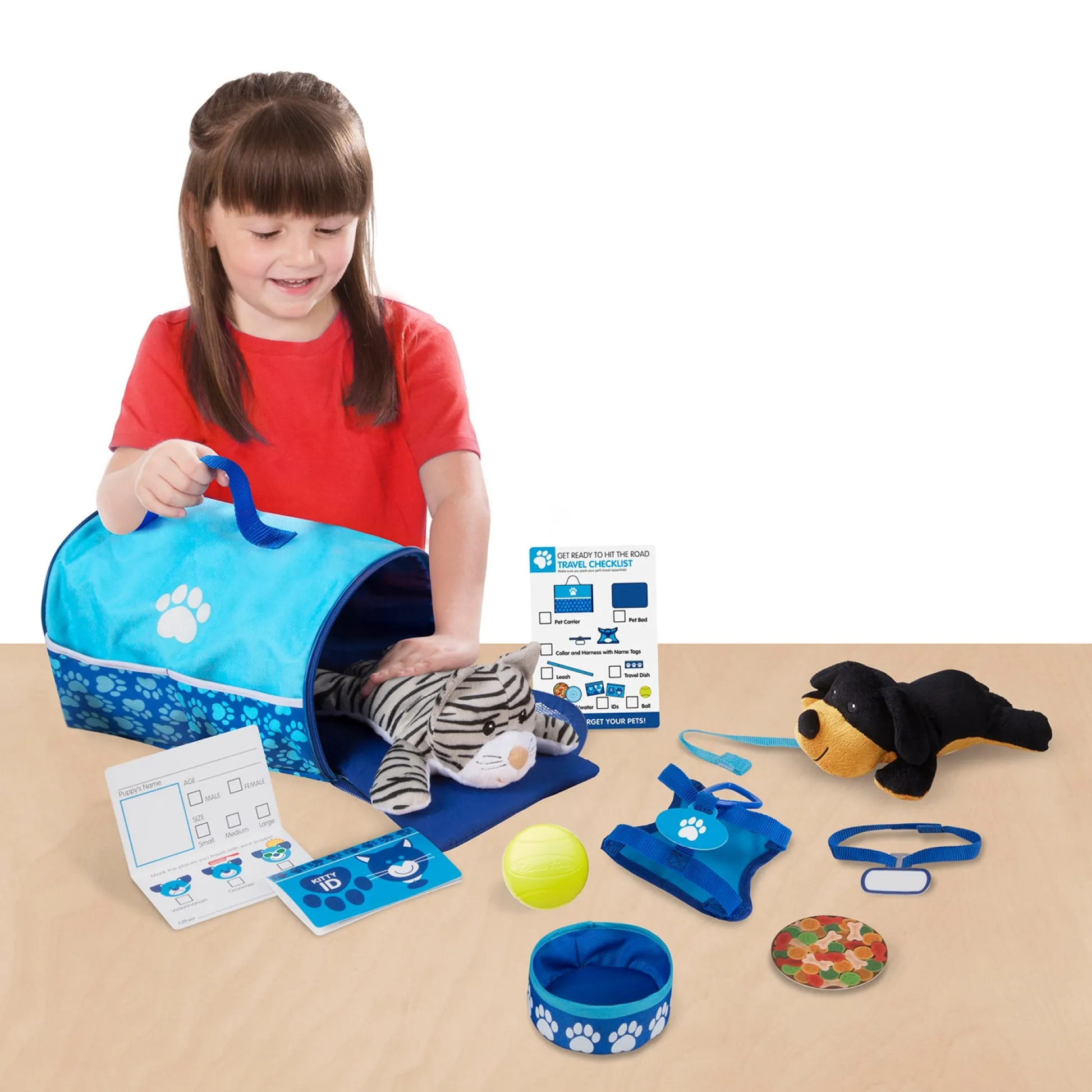 Educators Resource Melissa & Doug Tote & Tour Pet Travel Play Set* Animal Figures|Dress Up